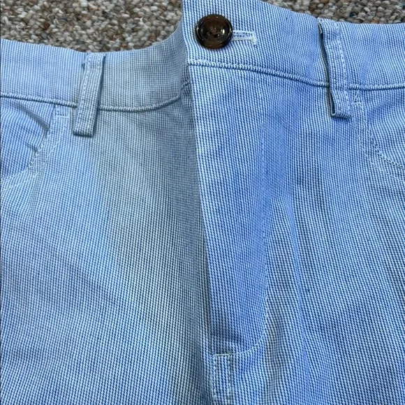 J. Crew Factory Ella High Rise Wide Leg Blue Cropped Pants - Picture 4 of 7